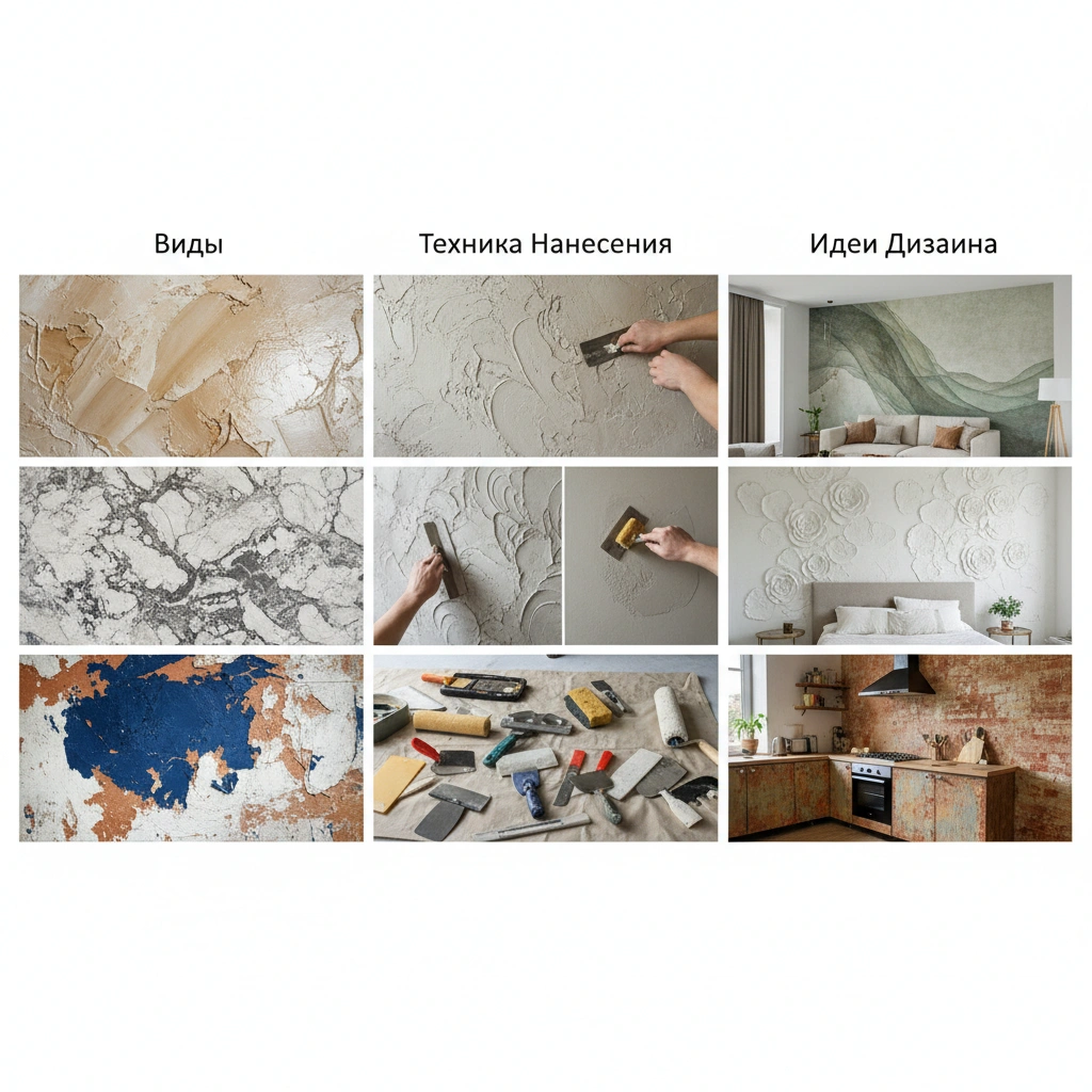 фото Декоративная штукатурка: виды, техника нанесения и идеи дизайна